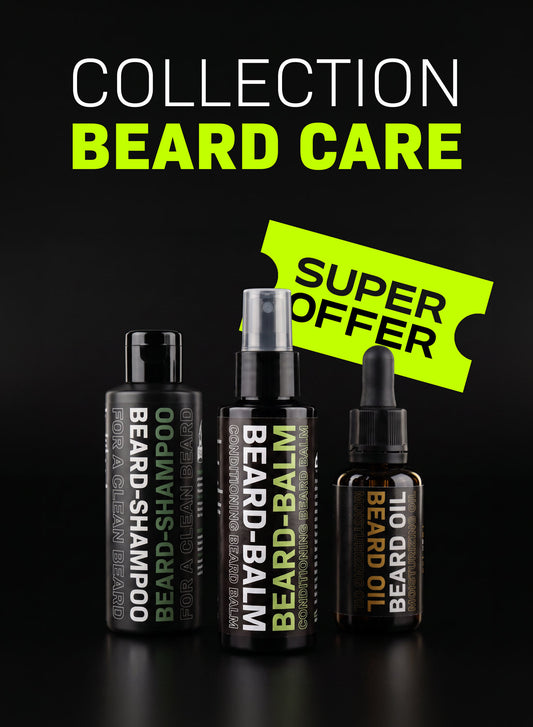 Kit Cura Barba Professionale | Shampoo, Olio e Balsamo